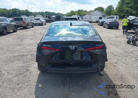 2022 Honda Civic Sport z USA, uszkodzony, nr VIN 2HGFE2F51NH588991